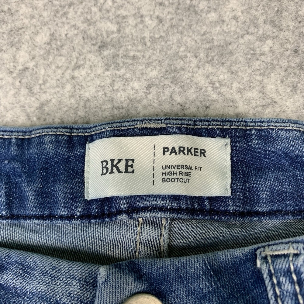BKE Parker High Rise Bootcut Jeans Medium Wash Womens Size 27x31.5 - Picture 5 of 11